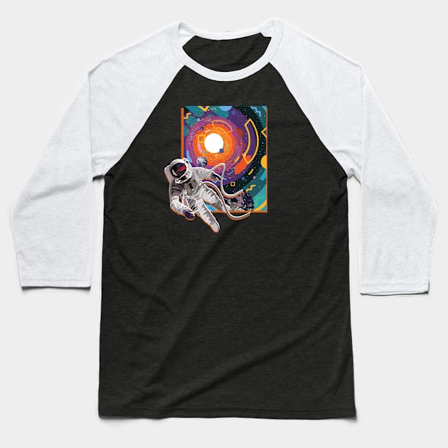 Astronaut Lover, Astronomy Design, Space Lover, Nasa Art Baseball T-Shirt by Utopia Shop